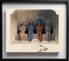 Sanctuary of the Temple of Aboo Simbel Nubia