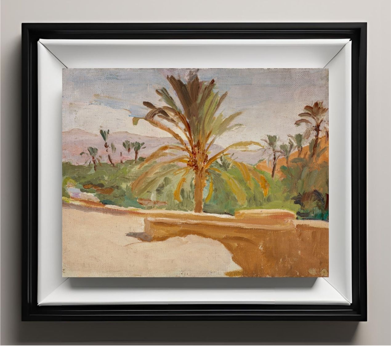 Biskra (Oasis with Palm Trees)
