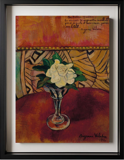 Nature morte à la rose blanche