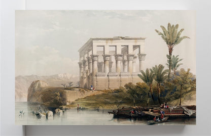 The hypaethral temple at Philae called the Bed of Pharaoh