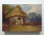 View in Southern India, with a Warrior Outside his Hut
