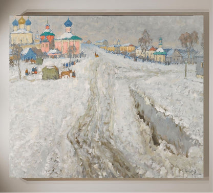 Russian Town Under The Snow