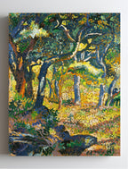Une clairière en Provence (Étude)