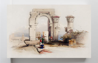 Ruins Temple on the Island of Biggeh Nubia