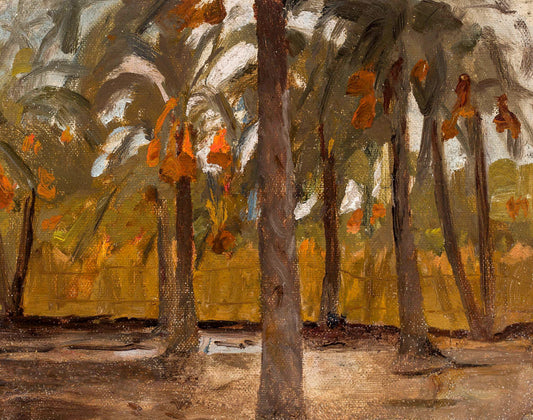 Egyptian palm forest. From the journey to Egypt