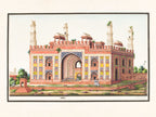Entrance gatehouse to Akbar's mausoleum, Sikandra