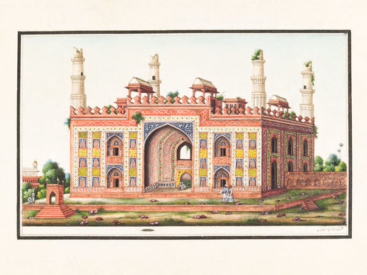 Entrance gatehouse to Akbar's mausoleum, Sikandra