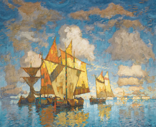 Fishing Boats In The Lagoon, Venice
