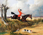 Foxhunting - Clearing a ditch