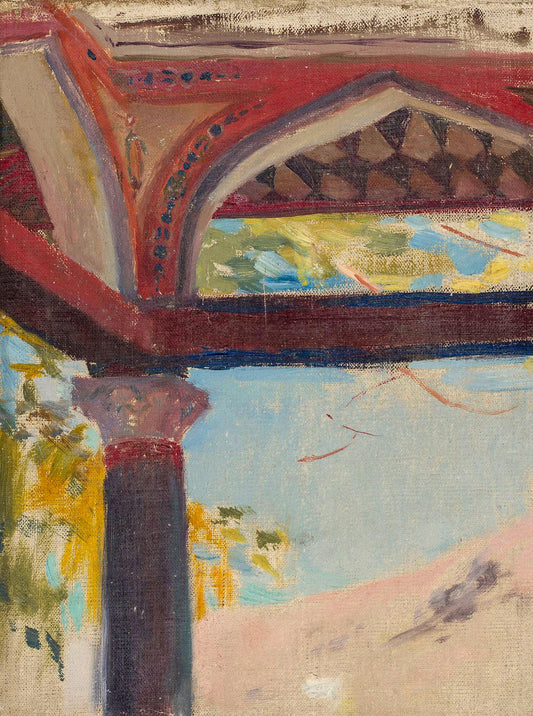 Fragment of summer house of Maria Potocka in Bakhchisaray. From the journey to Crimea