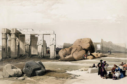 Fragment of the Great Colossi at the Memnonium Thebes