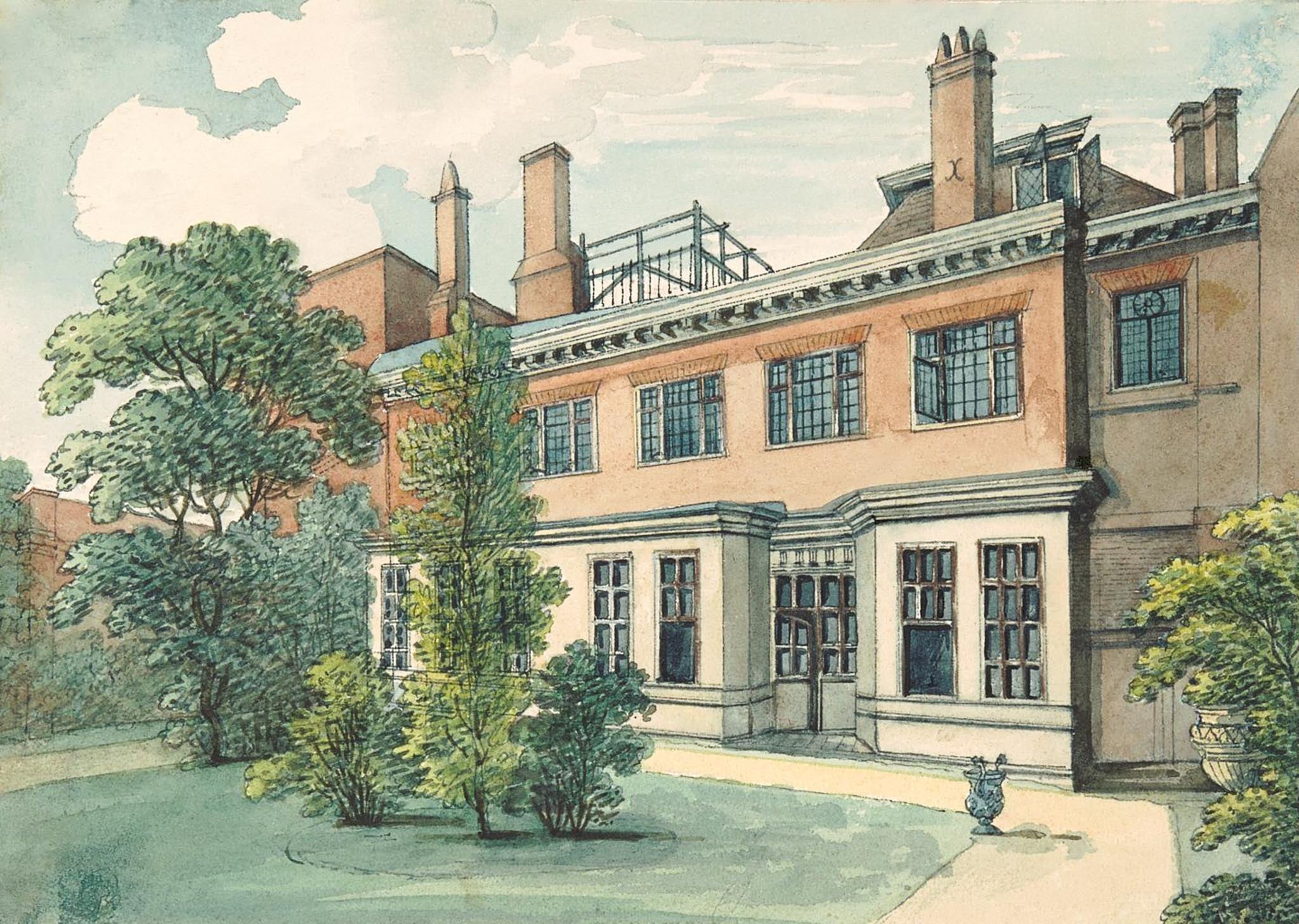 Garden Front of Weaver's Hall