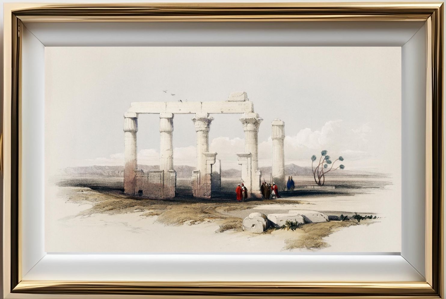 Remains of the Temple of Medamout at Thebes