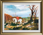 The Suffolk Hunt - Going to Cover near Herringswell