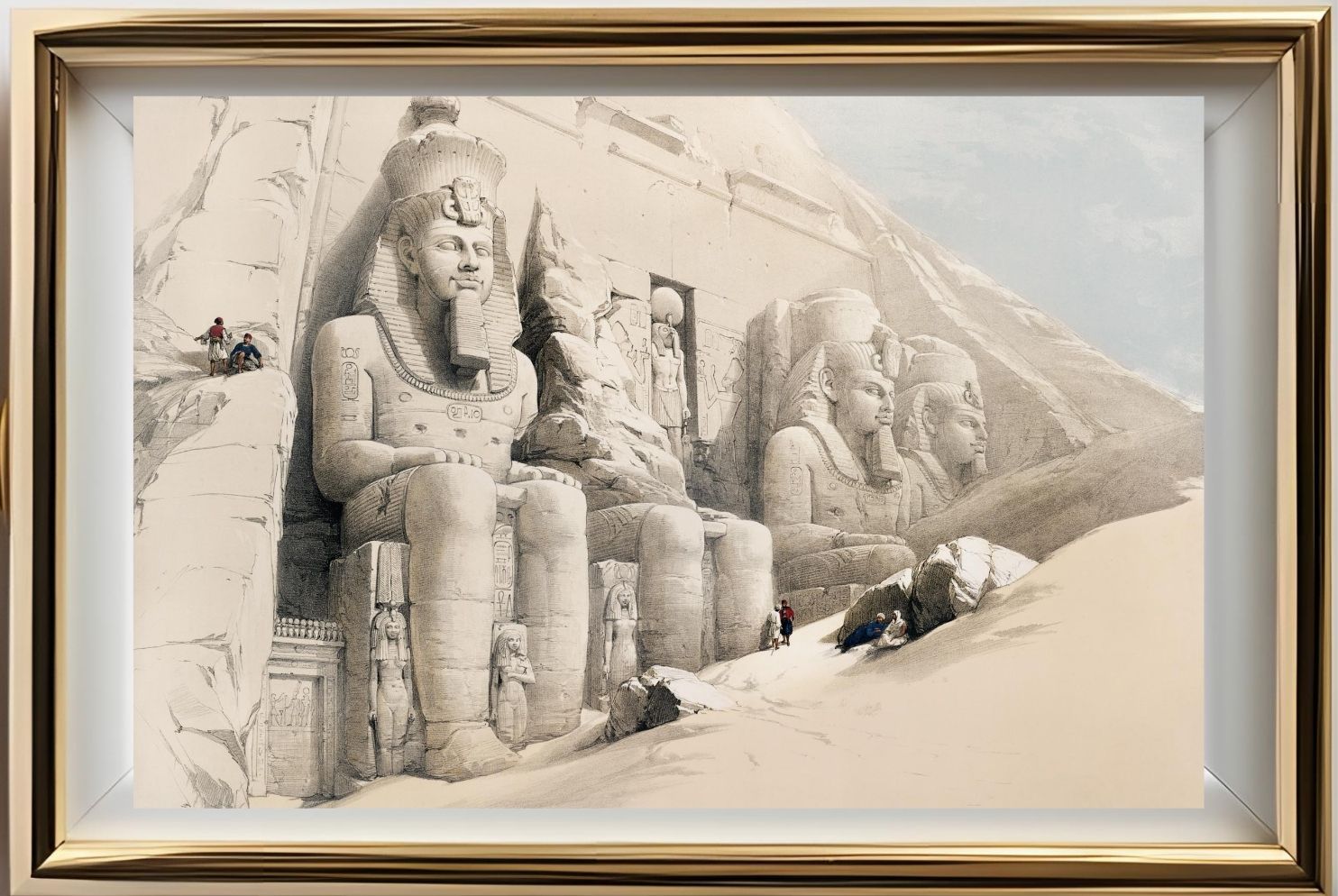 The Great Temple of Aboo Simble Nubia