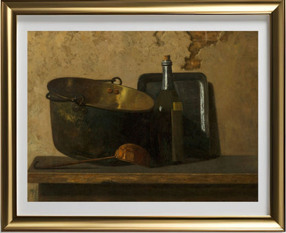 Wine and Brass Stewing Kettle (Preparation of French Potage)