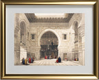 Interior of the mosque of the Sultan the Ghoree