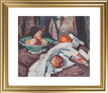 Still Life with Wine Glass and Fruit