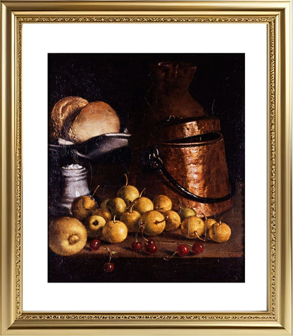 Still Life with Fruits and Cooking Utensils (c.1760)