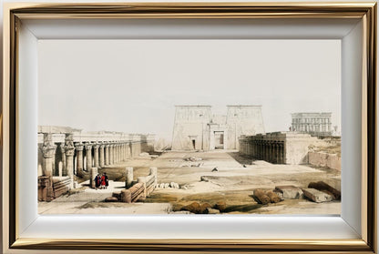 Grand approach to the Temple of Philae Nubia