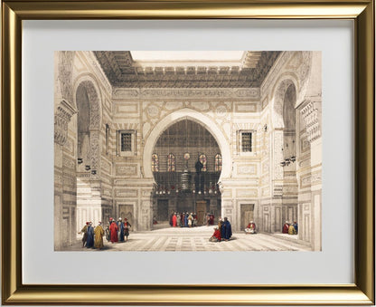 Interior of the mosque of the Sultan the Ghoree