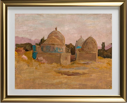 Samarkand – Shah-i-Zinda mosque From the journey to Turkestan