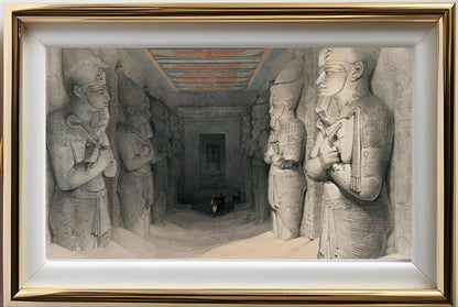 Interior of the Temple of Aboo Simbel Nubia