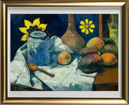 Still Life with Teapot and Fruit