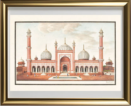 The Jami Masjid, Prayer Court, Delhi