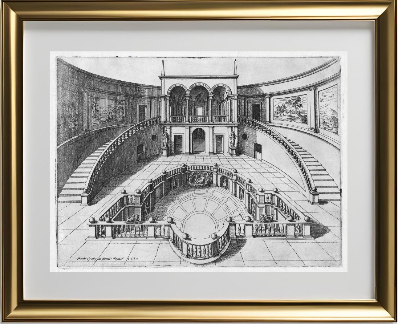 The Great Hall within the Farnese Palace