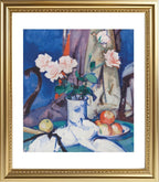Still Life, Apples and Pink Roses