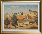 View of Jerusalem from Silwan village