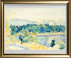 Mediterranean Landscape with a White House