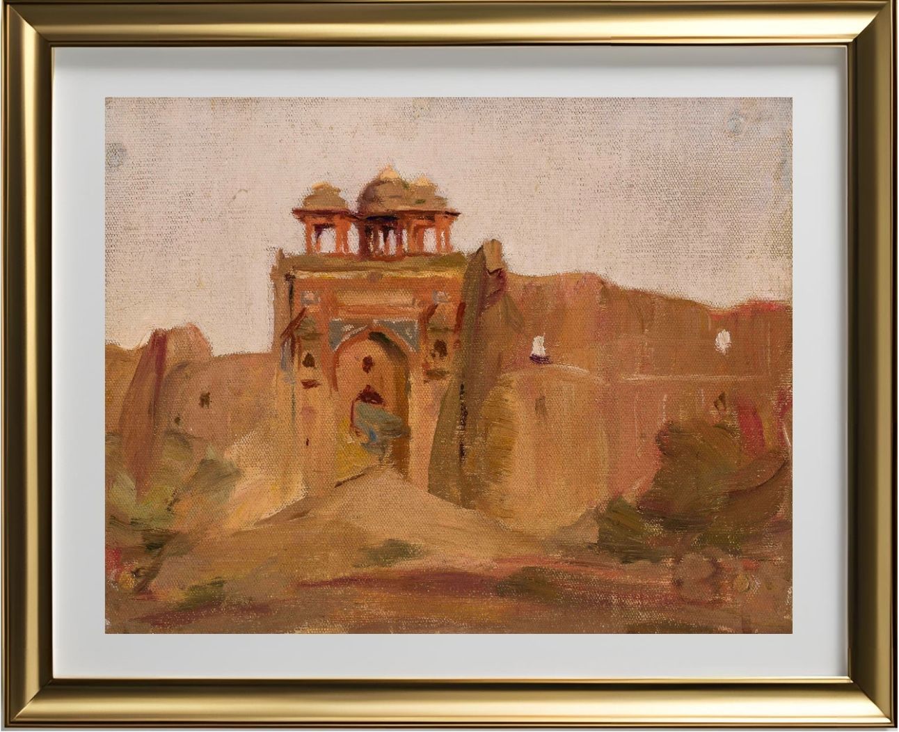 Temple. From the journey to India