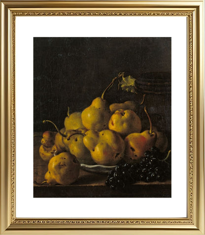 Still Life with Pears and Grapes (c. 1771)