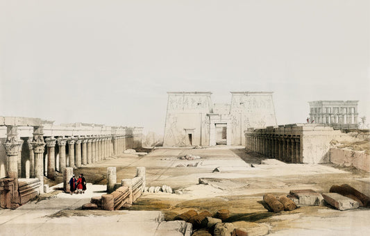 Grand approach to the Temple of Philae Nubia