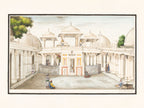 Interior of the Darga of Qadam Sharif
