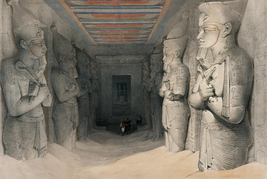 Interior of the Temple of Aboo Simbel Nubia