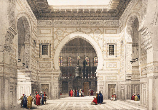 Interior of the mosque of the Sultan the Ghoree