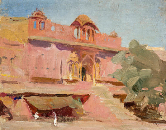 Jaipur – buildings. From the journey to India