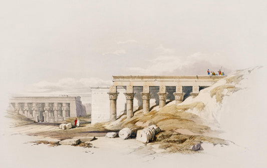 Lateral view of the temple called the Typhonaeum at Dendera (Dandara)