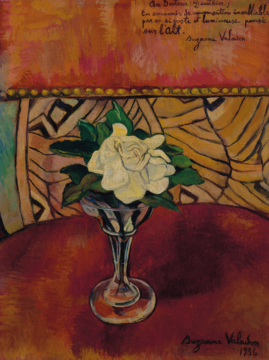 Nature morte à la rose blanche