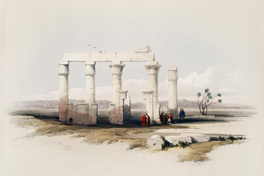 Remains of the Temple of Medamout at Thebes