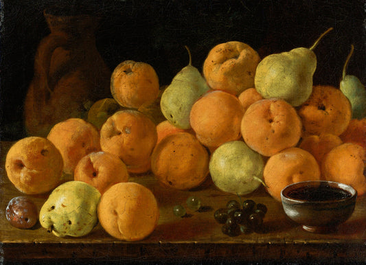 Still Life With Peaches, Pears And Grapes