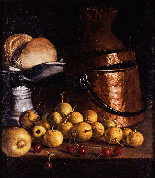 Still Life with Fruits and Cooking Utensils (c.1760)