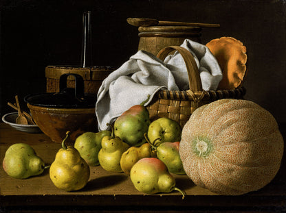 Still Life with Melon and Pears (c.1772)