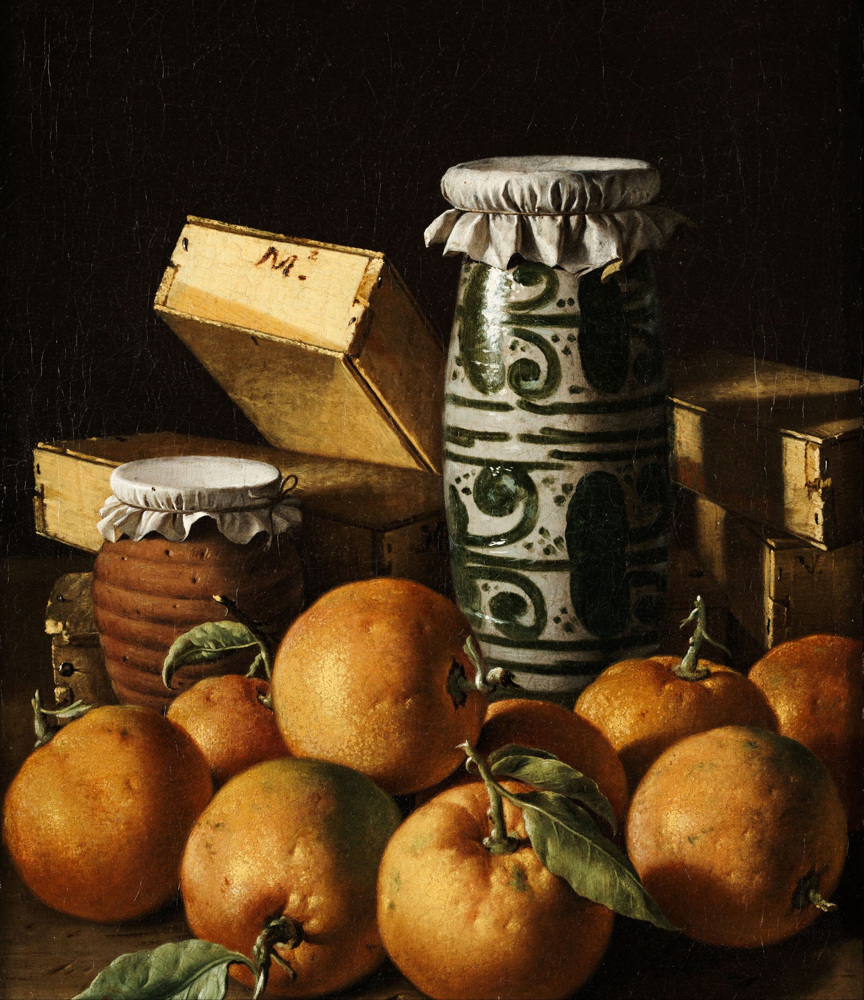 Still Life with Oranges, Jars, and Boxes of Sweets (c.1760)