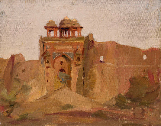 Temple. From the journey to India