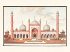 The Jami Masjid, Prayer Court, Delhi