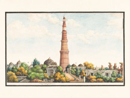 The Qutb Minar, Delhi